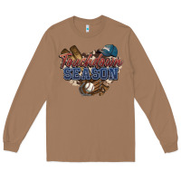 Toasted Coconut Touchdown season Baseball Long Sleeve Tee - HowdyJamesFarm