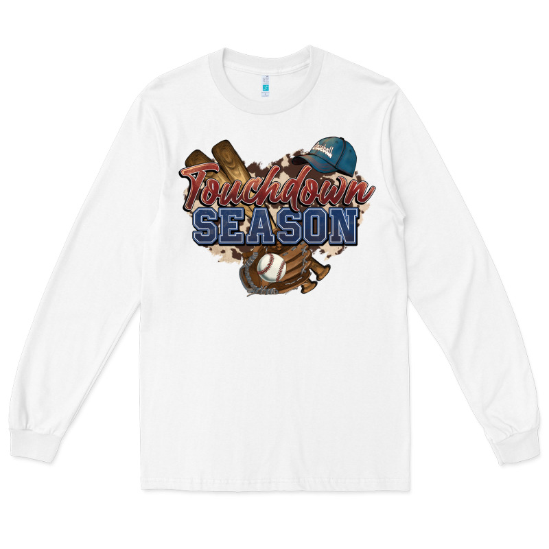 Touchdown Season Baseball Long Sleeve Tee by HowdyJamesFarm | Teevron