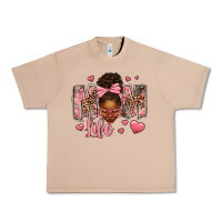 Burro Afro Messy Bun Mom Life Urban Heavy Tee - texasbilliewilder