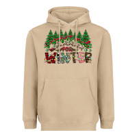 Mushroom i was made for winter Heavyweight Hoodie - CowhideDigitalArt