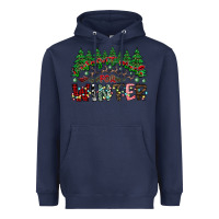 Navy i was made for winter Heavyweight Hoodie - CowhideDigitalArt