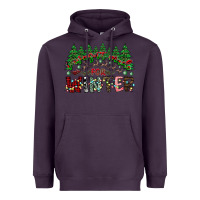 Plum i was made for winter Heavyweight Hoodie - CowhideDigitalArt