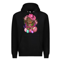 Black Cowboy Rabbit Easter Premium Hoodie - BundleAndBundleShop