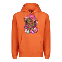 Carrot Cowboy Rabbit Easter Premium Hoodie - BundleAndBundleShop