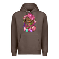 Coffee Cowboy Rabbit Easter Premium Hoodie - BundleAndBundleShop