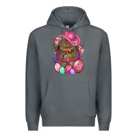 Rock Cowboy Rabbit Easter Premium Hoodie - BundleAndBundleShop