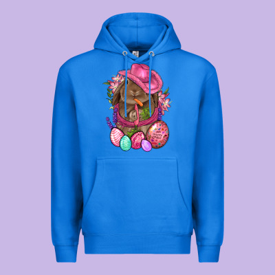 Cowboy Rabbit Easter Premium Hoodie Designed By Bundleandbundleshop