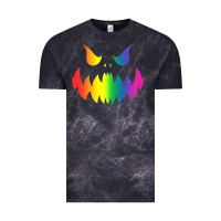 Halloween Gay Lesbians Pride Pumpkin Lgbt Pride Vintage Tee | Teevron
