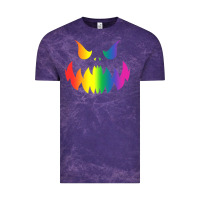 Cloud Purple halloween gay lesbians pride pumpkin lgbt pride Vintage Tee - maiPhamDesign
