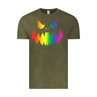 Vintage Olive halloween gay lesbians pride pumpkin lgbt pride Vintage Tee - maiPhamDesign