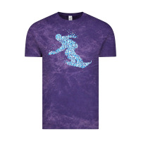 Cloud Purple ski vacation t  shirt snowboard snowboarder snowboarding t  shirt Vintage Tee - maiPhamDesign