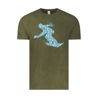 Vintage Olive ski vacation t  shirt snowboard snowboarder snowboarding t  shirt Vintage Tee - maiPhamDesign