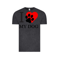Vintage Black I My Dog Vintage Tee - Bettercallsaul