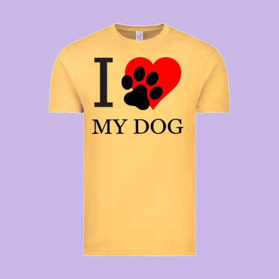 I My Dog Vintage Tee Designed By Bettercallsaul