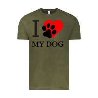 Vintage Olive I My Dog Vintage Tee - Bettercallsaul