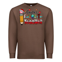 Chestnut Santa Favorite Teacher Premium Sweatshirt - CowhideDigitalArt