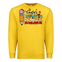 Lemon Santa Favorite Teacher Premium Sweatshirt - CowhideDigitalArt