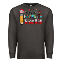 Smoke Santa Favorite Teacher Premium Sweatshirt - CowhideDigitalArt