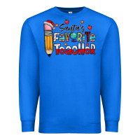 True Royal Santa Favorite Teacher Premium Sweatshirt - CowhideDigitalArt