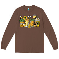 Chestnut Honey bee coffee cups Long Sleeve Tee - HowdyJamesFarm
