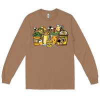 Toasted Coconut Honey bee coffee cups Long Sleeve Tee - HowdyJamesFarm