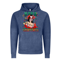 Vintage Denim Mama Chingona Skull Vintage Hoodie - texasbilliewilder
