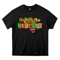 Black do it for the culture Heavy Core Tee - JahusDesignShop