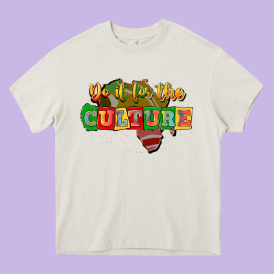 Do It For The Culture Heavy Core Tee Designed By Jahusdesignshop