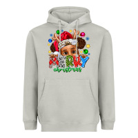Moon Dust Merry Christmas Heavyweight Hoodie - CowhideDigitalArt