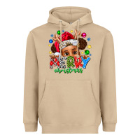 Mushroom Merry Christmas Heavyweight Hoodie - CowhideDigitalArt