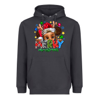 Smoke Merry Christmas Heavyweight Hoodie - CowhideDigitalArt