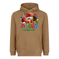 Toasted Coconut Merry Christmas Heavyweight Hoodie - CowhideDigitalArt