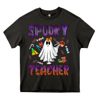Asphalt spooky teacher Heavy Core Tee - NancyCooperArtShop