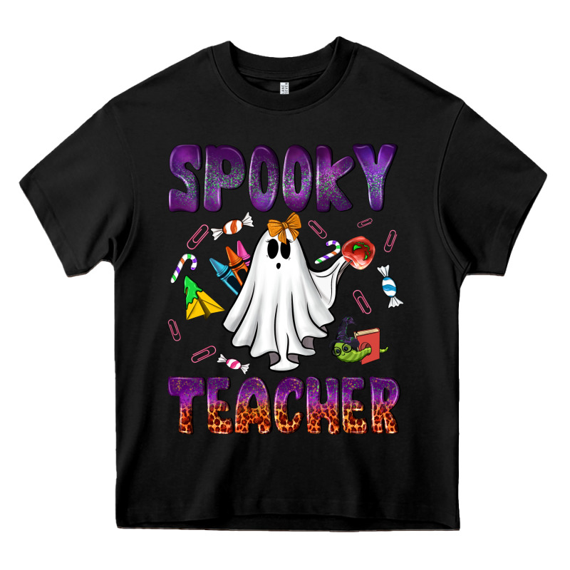 Spooky Teacher Heavy Core Tee by NancyCooperArtShop | Teevron