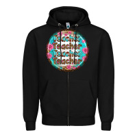 Black teacher vibe earrings Zipper Hoodie - BundleAndBundleShop