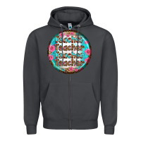 Smoke teacher vibe earrings Zipper Hoodie - BundleAndBundleShop