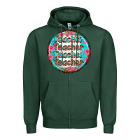 Sports Green teacher vibe earrings Zipper Hoodie - BundleAndBundleShop