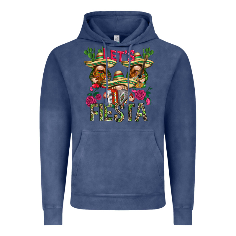 Let's Fiesta With Gnomes Vintage Hoodie by NancyCooperArtShop | Teevron
