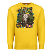 Lemon summer down cowboy Premium Sweatshirt - CowhideDigitalArt