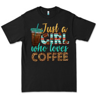 Black just a girl who loves coffee Premium Tee - BundleAndBundleShop