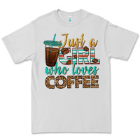 Dove Grey just a girl who loves coffee Premium Tee - BundleAndBundleShop