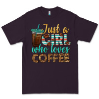 Just A Girl Who Loves Coffee Premium Tee | Teevron