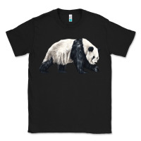 Black walking panda Classic Tee - LillyAllenDesigns
