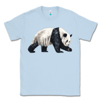 Dusty Blue walking panda Classic Tee - LillyAllenDesigns