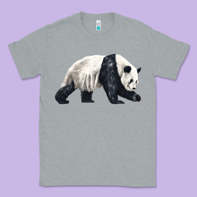 Walking Panda Classic Tee Designed By Lillyallendesigns