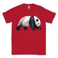 Red walking panda Classic Tee - LillyAllenDesigns