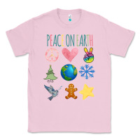 Bubblegum Pink PEACE ON EARTH Classic Tee - Bettercallsaul