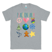 Heather Grey PEACE ON EARTH Classic Tee - Bettercallsaul
