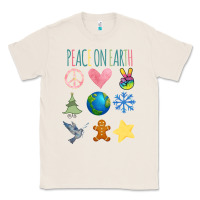 Natural PEACE ON EARTH Classic Tee - Bettercallsaul