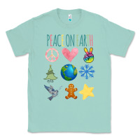 Seafoam PEACE ON EARTH Classic Tee - Bettercallsaul
